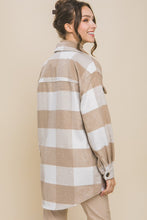 Load image into Gallery viewer, Cozy Up Long Flannel Shacket