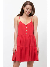 Load image into Gallery viewer, Seeing Red Dress With Pockets