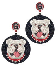 Load image into Gallery viewer, Georgia Game Day Earrings
