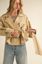 Load image into Gallery viewer, Short Trench Coat