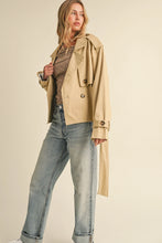 Load image into Gallery viewer, Short Trench Coat