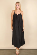 Load image into Gallery viewer, Midi-Night Black Dress