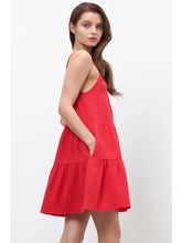 Load image into Gallery viewer, Seeing Red Dress With Pockets