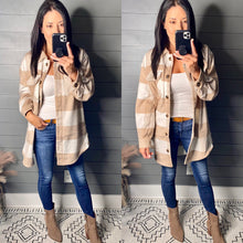 Load image into Gallery viewer, Cozy Up Long Flannel Shacket