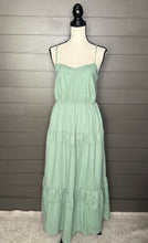 Load image into Gallery viewer, The Summer Breeze Sage Dress
