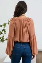 Load image into Gallery viewer, Rustic Feels Button Front Top