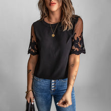 Load image into Gallery viewer, A Little Classy Lace Sleeve Top