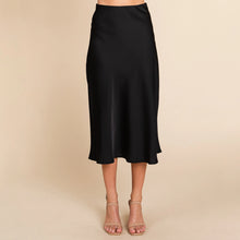 Load image into Gallery viewer, Sidney Satin Midi Skirt