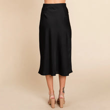 Load image into Gallery viewer, Sidney Satin Midi Skirt