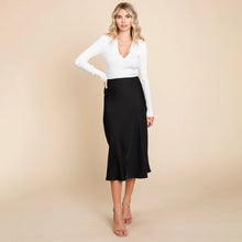 Load image into Gallery viewer, Sidney Satin Midi Skirt
