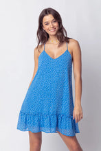 Load image into Gallery viewer, Fun And Flirty Blue Dot Dress