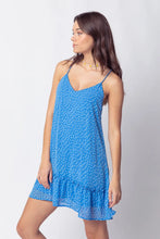 Load image into Gallery viewer, Fun And Flirty Blue Dot Dress