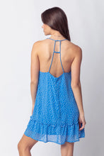 Load image into Gallery viewer, Fun And Flirty Blue Dot Dress