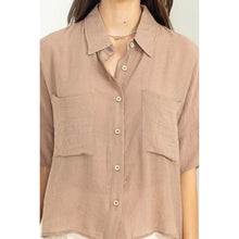 Load image into Gallery viewer, Here For The Fun Button Up Top