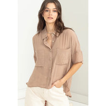Load image into Gallery viewer, Here For The Fun Button Up Top