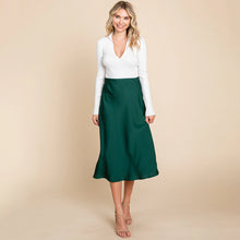 Load image into Gallery viewer, Sidney Satin Midi Skirt
