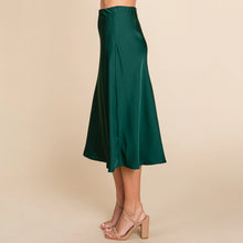 Load image into Gallery viewer, Sidney Satin Midi Skirt