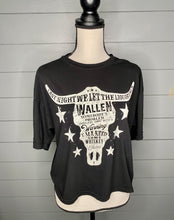 Load image into Gallery viewer, Last Night Black Wallen Long Cropped Tee