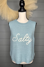 Load image into Gallery viewer, Salty Embroidered Sleeveless sweater