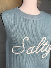 Load image into Gallery viewer, Salty Embroidered Sleeveless sweater