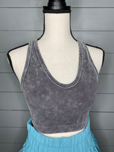 Load image into Gallery viewer, Ribbed Cropped Bralette Tank
