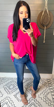 Load image into Gallery viewer, Let's Go Party Hot Pink Top