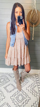 Load image into Gallery viewer, Feeling Country Tie Shoulder Dress