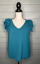 Load image into Gallery viewer, Back To Business Ruffle Sleeve Top