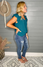 Load image into Gallery viewer, Back To Business Ruffle Sleeve Top