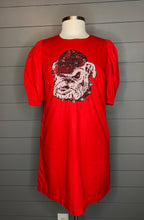 Load image into Gallery viewer, Stewart Simmons Georgia Bulldogs Sequin Poplin Dress