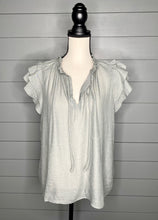 Load image into Gallery viewer, Cool And Collected Ruffle Top