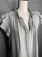 Load image into Gallery viewer, Cool And Collected Ruffle Top