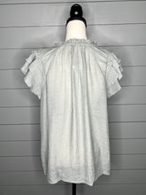 Load image into Gallery viewer, Cool And Collected Ruffle Top