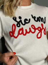 Load image into Gallery viewer, Stewart Simmons Sic'em Dawgs Embroidered Top