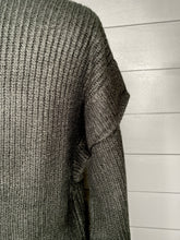 Load image into Gallery viewer, Cozy And Warm Black Sweater Dress