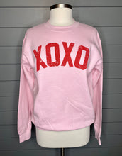 Load image into Gallery viewer, XOXO Pink Valentine Sweatshirt