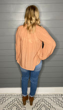 Load image into Gallery viewer, Rustic Feels Button Front Top