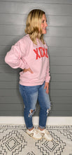 Load image into Gallery viewer, XOXO Pink Valentine Sweatshirt