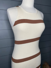 Load image into Gallery viewer, Vacation Is Calling Striped Midi Bodycon Dress