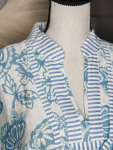 Load image into Gallery viewer, Savannah Blue Paisley Top