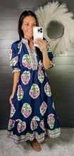 Load image into Gallery viewer, Spring Dreams And Floral Themes Midi Dress