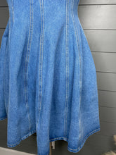 Load image into Gallery viewer, Country Dreams Denim Corset Dress