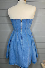 Load image into Gallery viewer, Country Dreams Denim Corset Dress