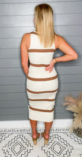 Load image into Gallery viewer, Vacation Is Calling Striped Midi Bodycon Dress