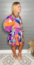 Load image into Gallery viewer, Sunset Dreams Geometric Dress