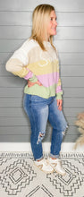 Load image into Gallery viewer, Salty Striped Embroidered Sweater