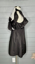 Load image into Gallery viewer, Madison Black Ruffle Dress