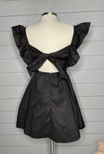 Load image into Gallery viewer, Madison Black Ruffle Dress