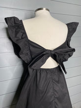 Load image into Gallery viewer, Madison Black Ruffle Dress