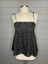 Load image into Gallery viewer, Brunch Please Black Tie Shoulder Top
